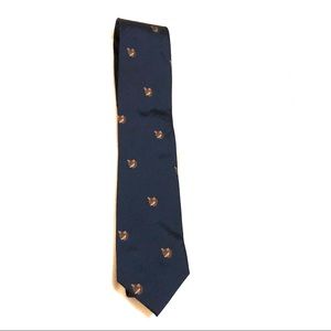 NWOT Bonobos Navy Blue Fox Tie
